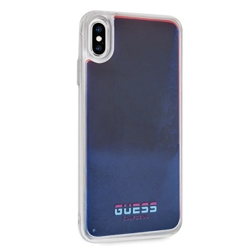 Buy Guess GUHCI65GLCRE iPhone Xs Max red hard case California Glow in the dark - GUE073RED - {ean13} - Home Screen Store Europe