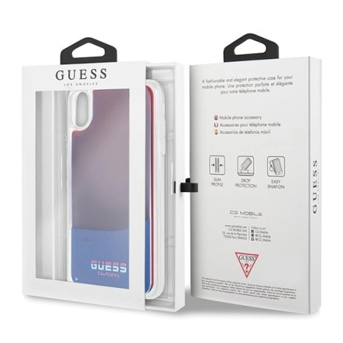 Kup Case Guess GUHCI65GLCRE Apple iPhone XS Max rot/hard case California Glow im Dunkeln - GUE073RED - {ean13} - Sklep Home Screen