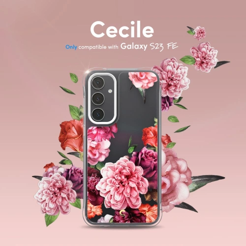 Kup Case Spigen Cyrill Cecile Samsung Galaxy S23 FE Rose Floral - SPN3173 - {ean13} - Sklep Home Screen