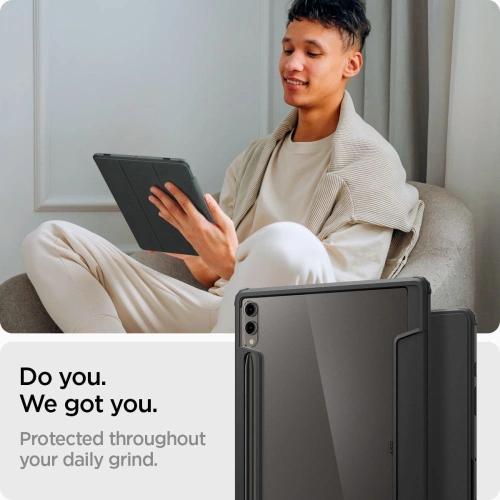 Buy Spigen Ultra Hybrid Pro Samsung Galaxy Tab S9+ Plus / S10+ Plus Black - SPN3174 - {ean13} - Home Screen Store Europe