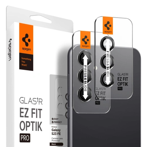 Kup Gehärtetes Glas für Spigen Optik.tr ez Fit Kamera Schutz Samsung Galaxy S23 FE Schwarz [2 PACK] - SPN3175 - {ean13} - Sklep Home Screen
