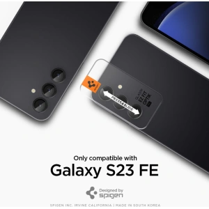 Kup Gehärtetes Glas für Spigen Optik.tr ez Fit Kamera Schutz Samsung Galaxy S23 FE Schwarz [2 PACK] - SPN3175 - {ean13} - Sklep Home Screen