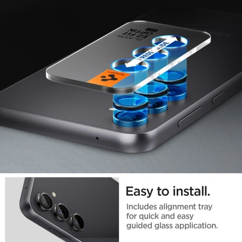 Kup Spigen Samsung Sticlă dură pentru cameră Optik.tr ez Fit Camera Protector Galaxy S23 FE Negru [2 PACK] - SPN3175 - {ean13} - Sklep Home Screen