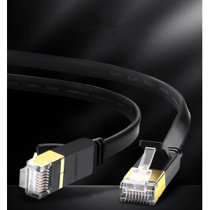 Kup Płaski kabel sieciowy UGREEN Ethernet RJ45 Cat.7 STP LAN 10Gbps 3m czarny - UGR1749 - {ean13} - Sklep Home Screen