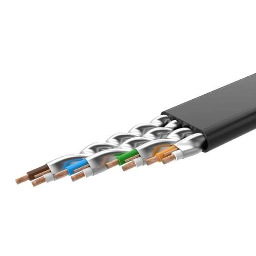 Kup UGREEN plat Ethernet RJ45 Cat.7 STP LAN 10Gbps cablu de rețea 3m negru - UGR1749 - {ean13} - Sklep Home Screen