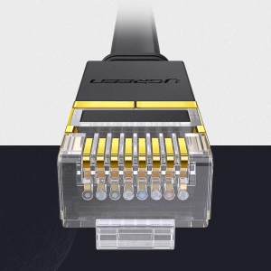 Kup Płaski kabel sieciowy UGREEN Ethernet RJ45 Cat.7 STP LAN 10Gbps 3m czarny - UGR1749 - {ean13} - Sklep Home Screen