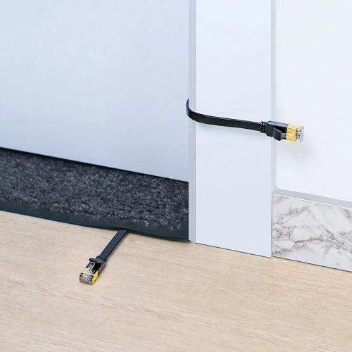 Kup Ploché síťové kabel UGREEN Ethernet RJ45 Cat.7 STP LAN 10Gbps 3m černý - UGR1749 - {ean13} - Sklep Home Screen
