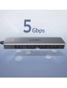 Kup UGREEN HUB USB-A adapter / 4xUSB-A 3.2Gen1 plusz micro USB tápegység port, szürke színben. - UGR1750 - {ean13} - Sklep Home Screen