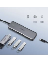 Kup UGREEN adaptor HUB USB-A / 4xUSB-A 3.2Gen1 cu port de alimentare micro USB suplimentar gri - UGR1750 - {ean13} - Sklep Home Screen