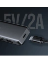 Kup UGREEN HUB USB-A Adapter / 4xUSB-A 3.2Gen1 mit zusätzlichem micro USB Stromanschluss grau - UGR1750 - {ean13} - Sklep Home Screen