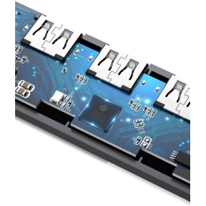 Kup UGREEN HUB USB-A Adapter / 4xUSB-A 3.2Gen1 mit zusätzlichem micro USB Stromanschluss grau - UGR1750 - {ean13} - Sklep Home Screen