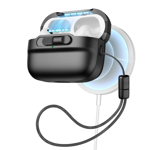 Kup ESR Apple Carcasă Pulse HaloLock MagSafe Airpods Pro 1/2 Negru - ESR741 - {ean13} - Sklep Home Screen