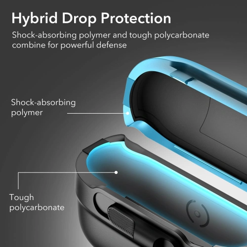 Kup Case ESR Pulse HaloLock MagSafe Apple Airpods Pro 1/2 Schwarz - ESR741 - {ean13} - Sklep Home Screen