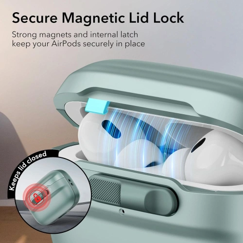 Kup Case ESR Pulse HaloLock MagSafe Apple Airpods Pro 1/2 Grün - ESR742 - {ean13} - Sklep Home Screen