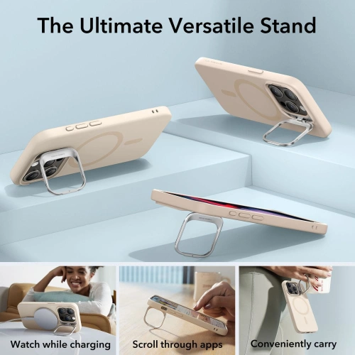 Kup Etui ESR Cloud Kickstand HaloLock MagSafe Apple iPhone 15 Pro Bézs - ESR743 - {ean13} - Sklep Home Screen