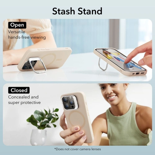 Buy ESR Cloud Kickstand HaloLock MagSafe Apple iPhone 15 Pro Beige - ESR743 - {ean13} - Home Screen Store Europe