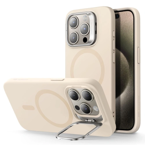Kup Case ESR Cloud Kickstand HaloLock MagSafe Apple iPhone 15 Pro Max Beige - ESR744 - {ean13} - Sklep Home Screen