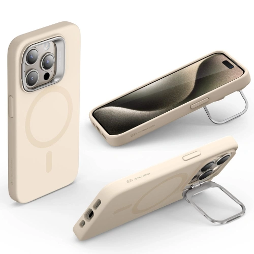 Kup Case ESR Cloud Kickstand HaloLock MagSafe Apple iPhone 15 Pro Max Beige - ESR744 - {ean13} - Sklep Home Screen