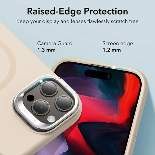 Kup Case ESR Cloud Kickstand HaloLock MagSafe Apple iPhone 15 Pro Max Beige - ESR744 - {ean13} - Sklep Home Screen