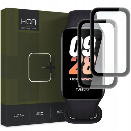 Kup Hibrid üveg Hofi Hybrid Pro+ Xiaomi Smart Band 8 Active Black [2 PACK] - HOFI437 - {ean13} - Sklep Home Screen