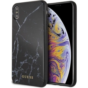 Kup Etui Guess GUHCI65HYMABK Apple iPhone XS Max czarny/black Marble - GUE077BLK - {ean13} - Sklep Home Screen