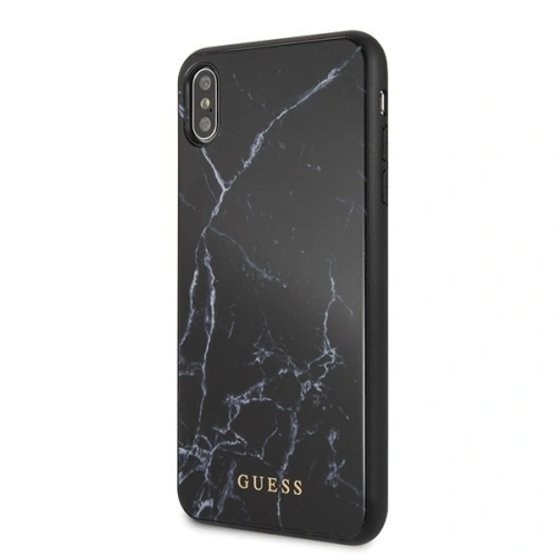 Buy Guess GUHCI65HYMABK iPhone Xs Max black Marble - GUE077BLK - {ean13} - Home Screen Store Europe