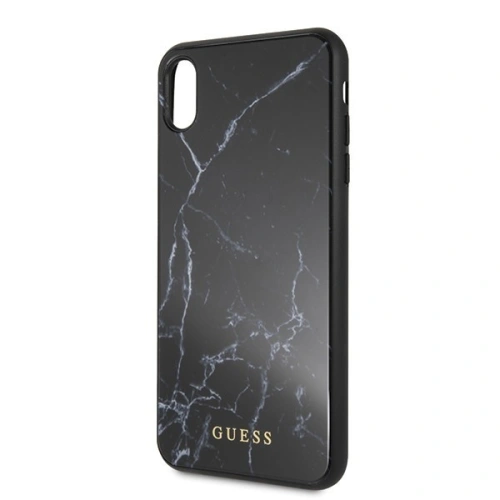 Buy Guess GUHCI65HYMABK iPhone Xs Max black Marble - GUE077BLK - {ean13} - Home Screen Store Europe