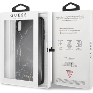 Kup Etui Guess GUHCI65HYMABK Apple iPhone XS Max czarny/black Marble - GUE077BLK - {ean13} - Sklep Home Screen