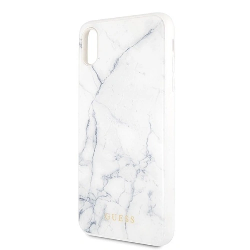 Buy Guess GUHCI65HYMAWH iPhone Xs Max white Marble - GUE078WHT - {ean13} - Home Screen Store Europe