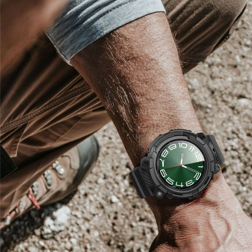 Kup Supcase Samsung Carcasă Unicorn Beetle Pro + 2x sticlă călită Galaxy Watch 6 Classic 47mm negru - SPC404 - {ean13} - Sklep Home Screen