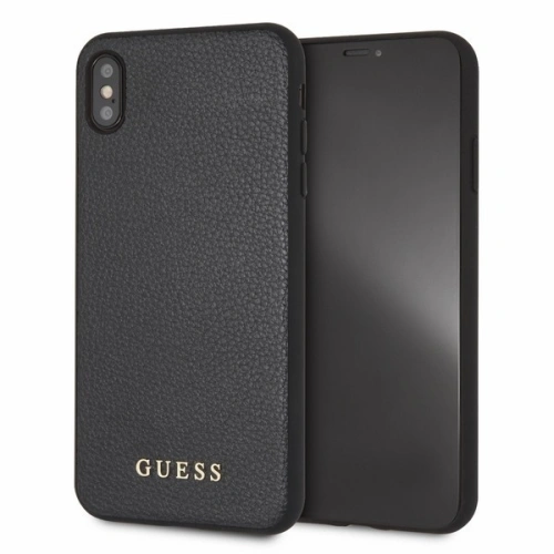 Kup Case Guess GUHCI65IGLBK Apple iPhone XS Max schwarz/czarny hartes Gehäuse Iridescent - GUE079BLK - {ean13} - Sklep Home Screen