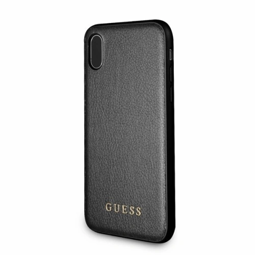 Buy Guess GUHCI65IGLBK iPhone Xs Max black hard case Iridescent - GUE079BLK - {ean13} - Home Screen Store Europe