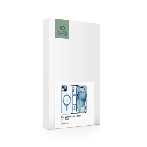 Kup Tech-Protect Apple Carcasă MagShine MagSafe iPhone 15 Sky Blue - THP2387 - {ean13} - Sklep Home Screen