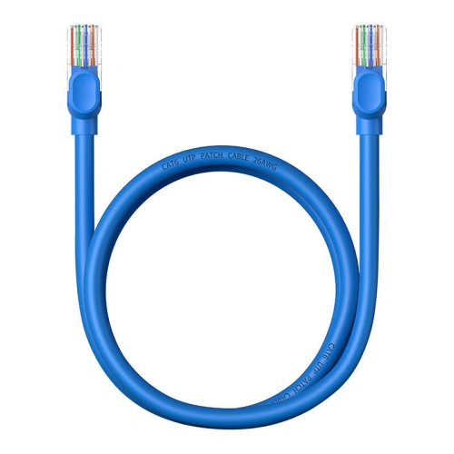 Buy Baseus Ethernet RJ45 Cat.6 1000Mbps network cable 1m (blue) - BSU4712 - {ean13} - Home Screen Store Europe