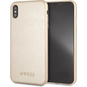 Kup Etui Guess GUHCI65IGLGO Apple iPhone XS Max gold/złoty hard case Iridescent - GUE080GLD - {ean13} - Sklep Home Screen