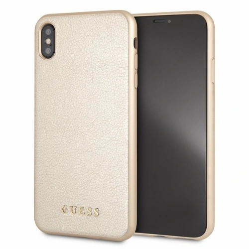 Kup Case Guess GUHCI65IGLGO Apple iPhone XS Max gold/hartes Gehäuse Irisierend - GUE080GLD - {ean13} - Sklep Home Screen