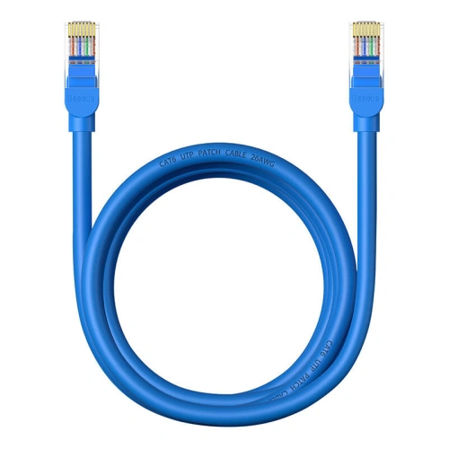Buy Baseus Ethernet RJ45 Cat.6 1000Mbps network cable 2m (blue) - BSU4713 - {ean13} - Home Screen Store Europe