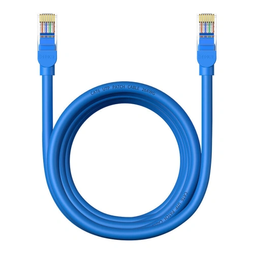 Kup Kabel síťový Baseus Ethernet RJ45 Cat.6 1000Mbps 3m (modrý) - BSU4714 - {ean13} - Sklep Home Screen