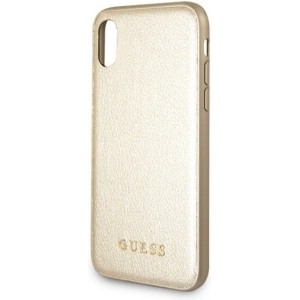 Kup Etui Guess GUHCI65IGLGO Apple iPhone XS Max gold/złoty hard case Iridescent - GUE080GLD - {ean13} - Sklep Home Screen