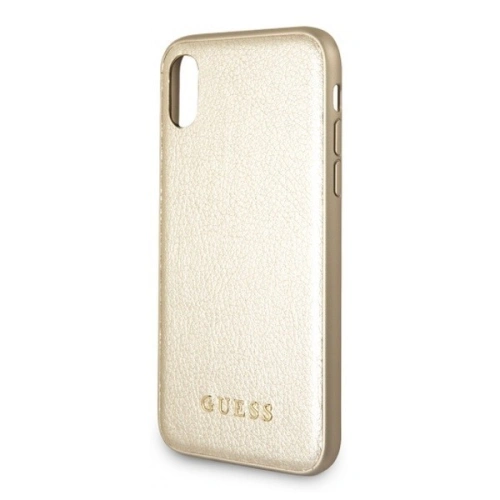 Buy Guess GUHCI65IGLGO iPhone Xs Max gold hard case Iridescent - GUE080GLD - {ean13} - Home Screen Store Europe