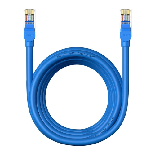 Buy Baseus Ethernet RJ45 Cat.6 1000Mbps network cable 5m (blue) - BSU4715 - {ean13} - Home Screen Store Europe