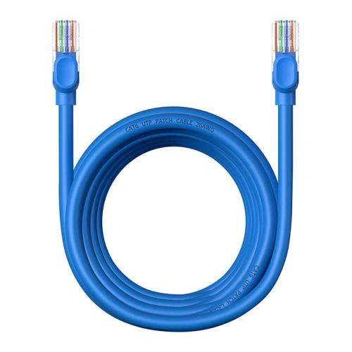 Kup Baseus Cablu de rețea Ethernet RJ45 Cat.6 1000Mbps 5m (albastru) - BSU4715 - {ean13} - Sklep Home Screen