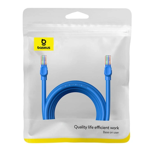 Kup Kabel síťový Baseus Ethernet RJ45 Cat.6 1000Mbps 5m (modrý) - BSU4715 - {ean13} - Sklep Home Screen