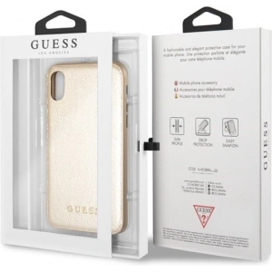Kup Etui Guess GUHCI65IGLGO Apple iPhone XS Max gold/złoty hard case Iridescent - GUE080GLD - {ean13} - Sklep Home Screen