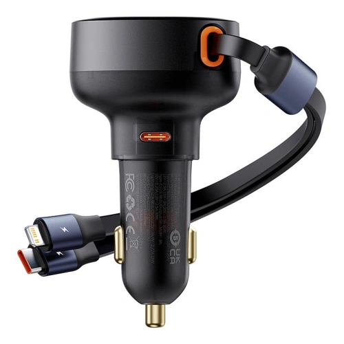 Kup Autós töltő Baseus Enjoyment USB-C USB-C / Lightning kábellel 60 W (fekete) - BSU4717 - {ean13} - Sklep Home Screen
