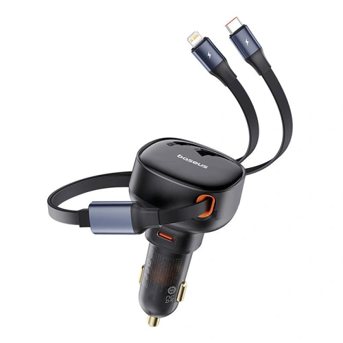 Kup Autós töltő Baseus Enjoyment USB-C USB-C / Lightning kábellel 60 W (fekete) - BSU4717 - {ean13} - Sklep Home Screen