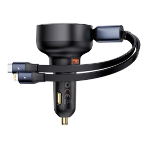 Kup Ładowarka samochodowa Baseus Enjoyment USB-A z kablem USB-C / Lightning 60 W (czarna) - BSU4718 - {ean13} - Sklep Home Screen