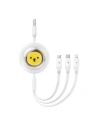Kup Kabel 3w1 Baseus USB-A / USB-C, USB-A, Lightning 3,5A 1.1m (weiß) - BSU4719 - {ean13} - Sklep Home Screen