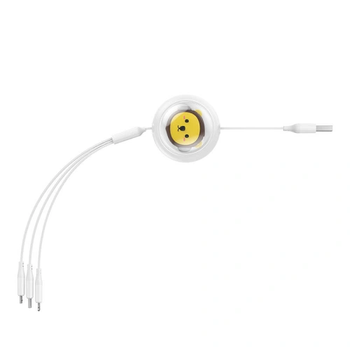Kup Kabel 3w1 Baseus USB-A / USB-C, USB-A, Lightning 3,5A 1.1m (weiß) - BSU4719 - {ean13} - Sklep Home Screen