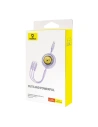 Kup Kabel 3w1 Baseus USB-A / USB-C, USB-A, Lightning 3,5A 1.1m (fialový) - BSU4720 - {ean13} - Sklep Home Screen